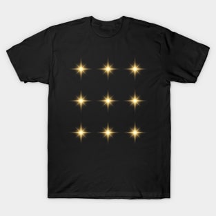 Simple Stars Pattern T-Shirt